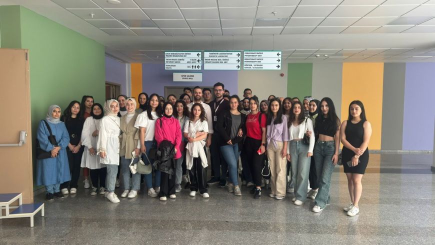 Öğr. Gör. Fırat Kara hocamız ve öğrencilerimizden Kayseri Şehir Hastanesi'ne Ziyaret